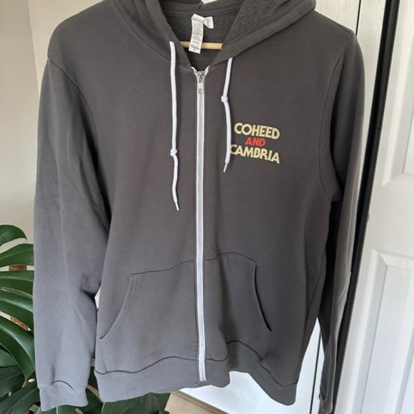 Bella Canvas Other - Coheed and Cambria Graphic Band Zip Hoodie, Medium
